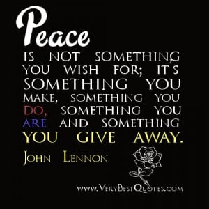 Peace quotes, John Lennon Quotes