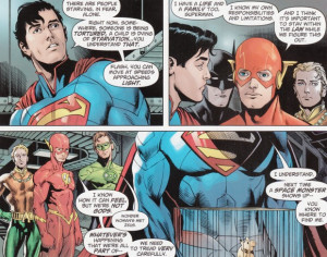 Superman Comic Quotes Superman's utopia is possible