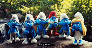 ... term smurf for just about everything brainy smurf smurf xactly