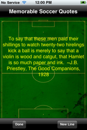 More apps related Soccer's Most Memorable Quotes