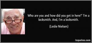 Leslie Nielsen Airplane Quotes