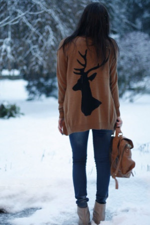 Reindeer sweater