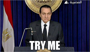 Key Quotes from Hosni Mubarak's Refusal to Step Down