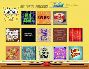 Top 13 Favorite SpongeBob SquarePants episodes by SuperMarcosLucky96