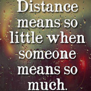 Distance Family Quotes