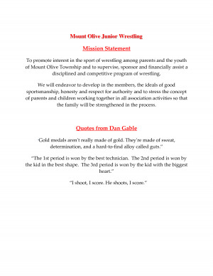 ... Olive Junior Wrestling Mission Statement Quotes from Dan by miaroddy