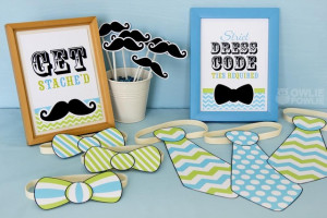 Little Man Mustache Bash / Baby Shower / Decorations: