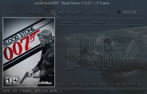 James Bond 007 Blood Stone+60-MEGATRAINER-PC,PS3,XBOX360