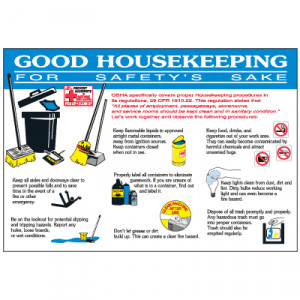Security > Safety Products > Posters & Wallcharts > Good Housekeeping ...