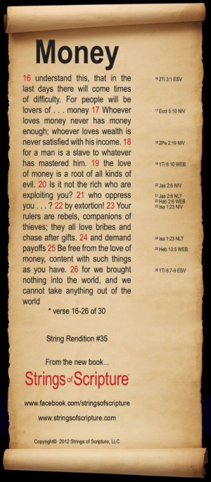 bible verse about money that s often misunderstood