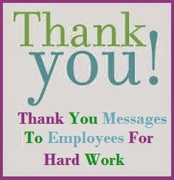 thank you note to the employees builds up the relationship between ...