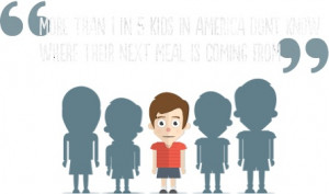 One in five kids in the U.S. don't know where their next meal is ...