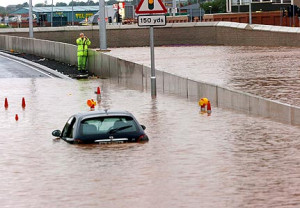 Extraordinary scenes in Northern Ireland when a river burst its banks ...