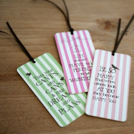 Polka Dot Gift Tags with Quotes