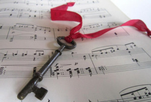 Skeleton Key with personalized ribbon-You Hold The Key To My Heart ...
