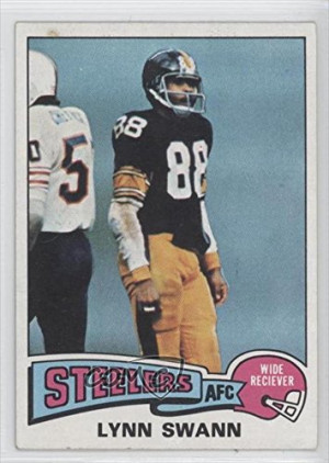 Lynn Swann Pittsburgh Steelers Football Card 1975 Topps 282 at