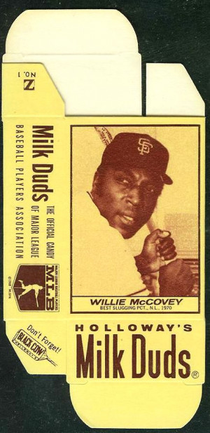 1971 Milk Duds - Willie McCovey (Giants) Baseball cards value