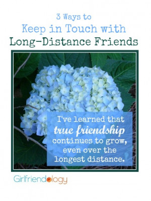 Ways to Keep in Touch with Long-Distance Friends | Ideas from ...