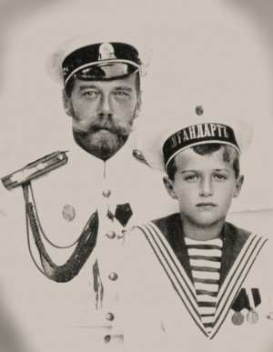Nicholas II and Alexei