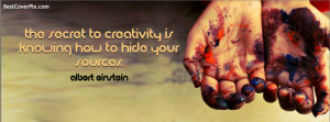 Creativity Quotes by Albert Einstein Facebook Profile Cover Photo