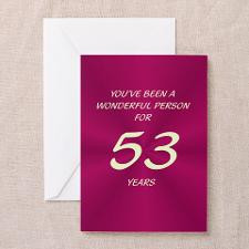 53 Birthday Greeting Cards