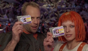 actress leeloo multipass the fifth element bruce willis milla jovovich ...