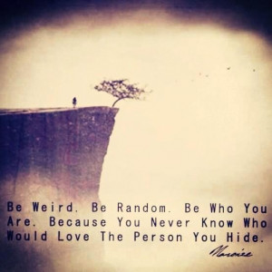 Be proud of who you are!