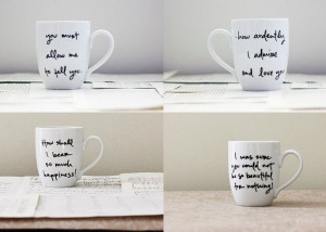 Jane Austen Quotes Mugs