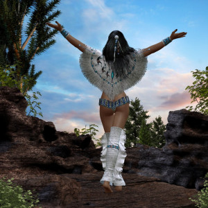 Native Shaman by ~chanandra on deviantART
