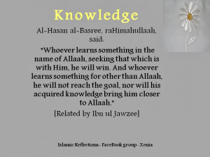 Islamic Quotes About Education