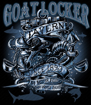 US Navy Goat Locker Tavern Shirt