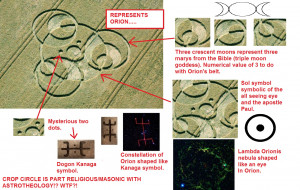 Crop circle with masonic and religious symbols???