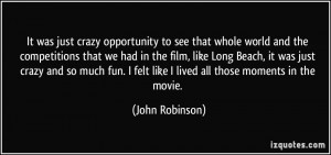 More John Robinson Quotes