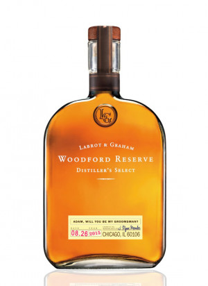 Set of 9 Groomsman / Bridesmaid & Best Man Woodford Reserve Bourbon ...