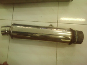 custom suzuki gsxr endcan to fit devil midpipe