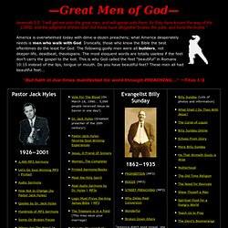 Great Men of God!Inspiring Quotes by Mighty Men of God . . .