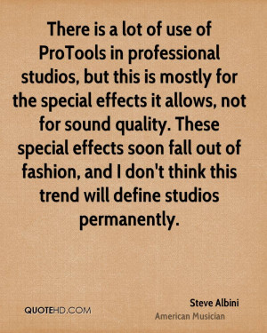There is a lot of use of ProTools in professional studios, but this is ...