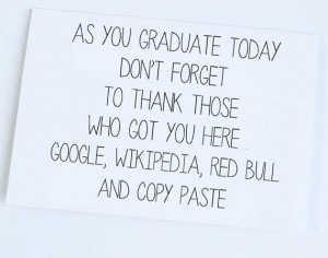 Graduate , Funny Graduation Card, Graduate Card, Well Wishes ...