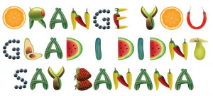 ... Orange You Glad Typography by #foredasia on #deviantART #quotes #