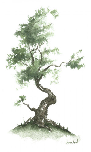 Little Zen Tree Painting