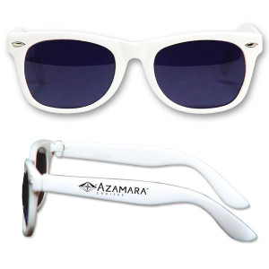 Custom Blues Brothers Sunglasses - White