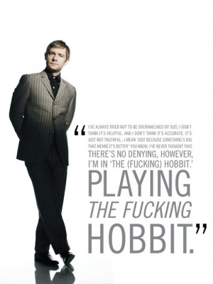 That's right, Martin Freeman is John Watson in BBC's Sherlock and ...