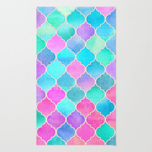 Bright Pastel Color Area Rugs