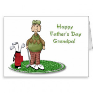 Golf Grandpa Father's Day Card