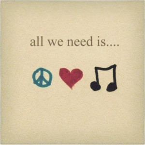 All WE NEED IS : Car Love Music