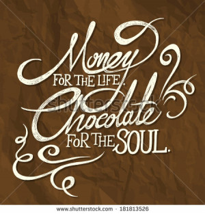 ... drawn quotes on brown creased paper background with shadows - stock