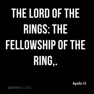 the lord of the rings part i the fellowship of the ring quotes from