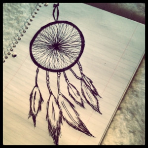 tattoo idea-dream catcher-love the inside of the circle detail
