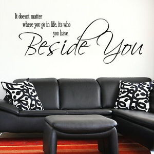 ... Love Quote Transfer Large Vinyl Decal Romantic Wall Quote DAQ21 | eBay