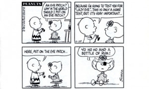 America's favourite: a Peanuts strip from 1965. Photograph: New ...